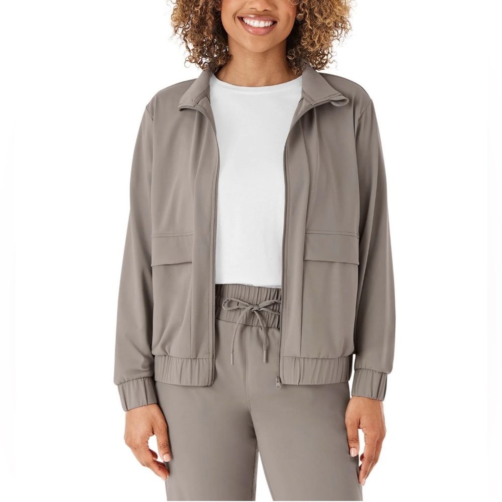 Member’s Mark Travel Jacket Grey Size Large
